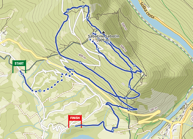 Sabotin Trail evening